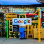 google logo beside building near painted walls at daytime - Google stall at an event in Germany 🇩🇪., tags: presence flare - unsplash