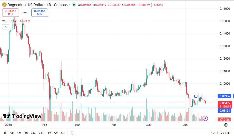 DOGE Price Chart